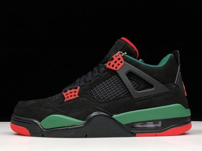 Jordan Red 4 Air Black NRG AQ3816-063 Gorge Green-Varsity 1117
